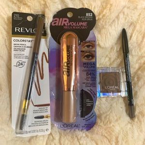 🥳HOST PICK🥳 4 items Makeup bundle,mascara,eyeliner,eyebrow pencil &eyeshadow NWT
